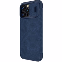 Nillkin Qin Pro ādas futrālis Apple iPhone 14 Pro Max blue