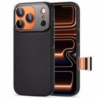 Tech-Protect Kevlar Aramid MagSafe maciņš iPhone 17 Pro Max melns