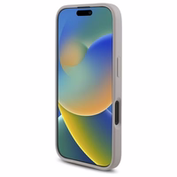 Guess 4G lielā logotipa viedtālruņa apvalks iPhone 16 - rozā