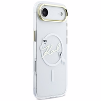 Karl Lagerfeld IML Choupettes Karl Script Logo MagSafe iPhone Air Maciņš - Clear