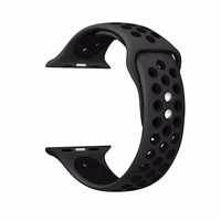 Crong Duo sporta - Apple Watch Band 38/40/41/42 mm (pelēks/melns)