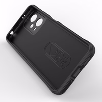 Magic Shield viedtālruņa apvalks Xiaomi Redmi Note 12 5G / Poco X5 5G elastīgs bruņu apvalks melna