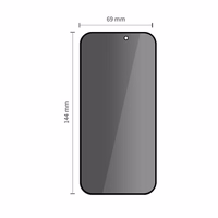 Tech-Protect Ātrās uzstādīšanas Spy+ privātuma stikls 2 komplekts iPhone 14 Pro