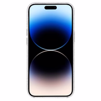 TEL PROTECT MagSilicone Caurspīdīgs Viedtālruņa apvalks Iphone 15 Pro Max ar spīdumiem