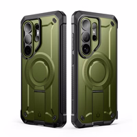 Supcase Unicorn Beetle Pro Mag MagSafe 2 komplektu futrālis Samsung Galaxy S26 Ultra - Zaļš un melns