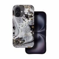 FORCELL F-PROTECT Mirage, militārā standarta pārbaudīts magnētiskais viedtālruņa apvalks IPHONE 16 PLUS, sudraba migla