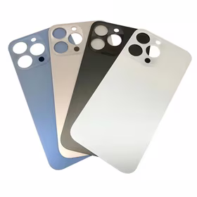 Aizmugurējais vāciņš Saderīgs ar iPhone 12 Pro Max / Zeltains / (Bigger Hole) / HQ