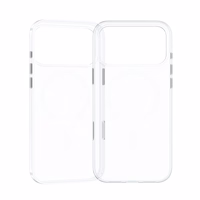 Benks magnētiskais caurspīdīgs viedtālruņa apvalks Iphone 17 Pro Max (ar kameras vadības pogu)