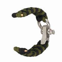 Universāla neilona cilpa 22mm dizains 1 zaļa-melna