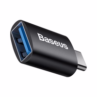 Baseus adapteris Ingenuity USB-C uz USB-A 3.1 melns OTG