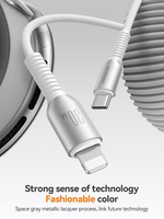 Kabel USB-C Lightning Joyroom S-A51 30W, 1.2m pelēks
