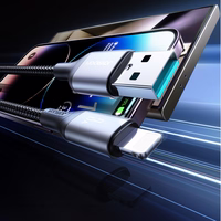 Joyroom S-A28 Flash Series 3A USB-A - Lightning kabelis 2 m - melns