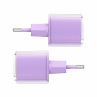 Acefast A53 PD 30W GaN USB-C lādētājs ar ekrānu - violets
