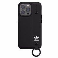 Adidas OR apvalks ar rokas siksniņu iPhone 13 Pro /13 6.1" melns/melns 47109