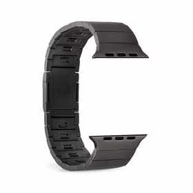 Puro TITAN Nerūsējošā tērauda Apple Watch siksna 42/44/45/49mm - melna