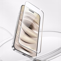 Benks Aizsargstikls Glass Warrior HD priekš iPhone 14 Pro Max/15 Plus/16 Plus - melns