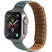 Beline Siksniņa Apple Watch Magnetic 42/44/45/49mm zaļš