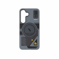 FORCELL F-PROTECT Leveli ar divu slāņu 4D tehnoloģiju, militārā nolaišanas pārbaude saderīgs ar MagSafe SAMSUNG S25 PLUS - cyber pelēks