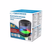 Esperanza EP154 BT FM LED RGB Speaker Black 3W