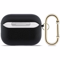 Guess Grained Classic Logo maciņš for AirPods Pro 3 - melns