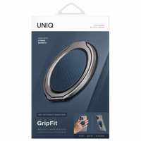 Uniq Gripfit 360 magnētiskais turētājs ar statīvu - zils / safīra zils