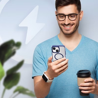 Dux Ducis Clin2 vāciņš iPhone 14 Plus magnētiskais MagSafe apvalks zils