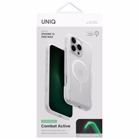 Uniq Combat Active Magclick viedtālruņa lādēšanas apvalks iPhone 16 Pro Max - balts