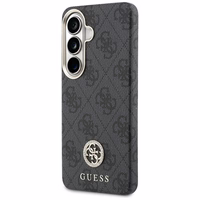Guess maciņš 4G Rhinestone Round Logo MagSafe priekš Samsung Galaxy S26 Plus melns