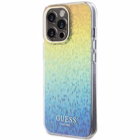 Guess IML Faceted Mirror Disco Iridescent viedtālruņa apvalks iPhone 15 Pro Max - daudzkrāsains