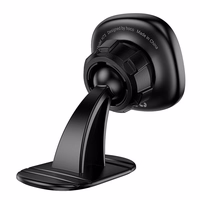 HOCO magnētiskais automašīnas turētājs centrālajai konsolei H73 melns metālisks pelēks