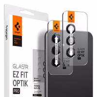 Spigen Glas.tR EZ Fit Optik aizsargstikls kamerai Samsung Galaxy S23 FE - melns, 2 gab.