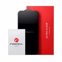 Forcell Ultra Clear aizsargstikls - Iphone 12 Pro Max melns