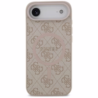 Guess 4G Ring Classic Logo MagSafe futrālis iPhone 17 Air - Rozā krāsā