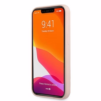 KARL LAGERFELD KLHCP13SSLKHLP IPHONE 13 MINI 5.4 "gaiši rozā/gaiši rozā maciņš silikona KARL`S HEAD