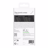 Puro Icon Mag silikona viedtālruņa apvalks ar MagSafe Samsung Galaxy S25 Ultra - melns