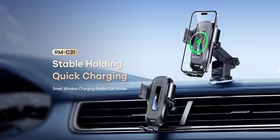 CAR HOLDER REMAX RM-C31 15W BEZVADU melns