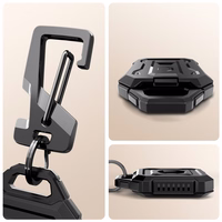 Tech-Protect Kevlar Pro macins priekš Apple AirTag 1/2 - Melns