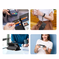 Dux Ducis Lawa ādas viedtālruņa apvalks iPhone 15 Pro - melns