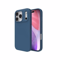 Tumši zilais viedtālruņa apvalks ZAGG MANHATTAN SNAP saderīgs ar MagSafe IPHONE 17 Pro