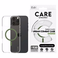 CARE by PanzerGlass Flagmanis viedtālruņa apvalks iPhone 16 Pro Max 6.9" zaļš/zaļš Magnētiskais 1372