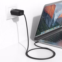 Blavec sienas lādētājs BC-8 GaN4 - Type C - PD QC 65W 3A (TCBC8G4-CB653A) melns