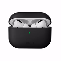 Uniq Lino silikona apvalks AirPods Pro - melns