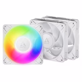ARCTIC P12 PRO PWM PST A-RGB High-Performance Fans, 4-pin, 120mm, 3pcs (Balts)
