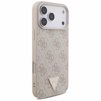 Guess 4G Strap Triangle Logo MagSafe macins iPhone 17 Pro Max - roza