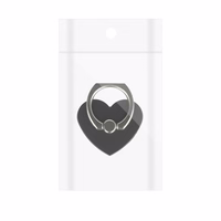 Gredzena turētājs HEART - melns