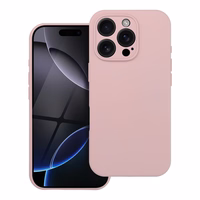 Silikona viedtālruņa apvalks 2mm IPHONE 15 saderīgs ar Magnētisko smilšu rozā