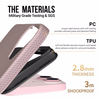 Perfectionists Trīsstūra Mag Case iPhone 16 rozā zelts