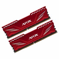 AFOX GAMING DDR4 2X16GB 3200MHZ CL16 RANK1 XMP2 sarkans