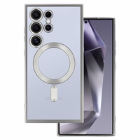 Viedtālruņa apvalks Magnētiskais sudrabains Samsung Galaxy S24