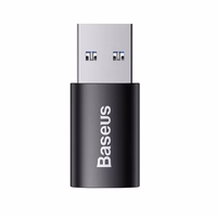 Baseus adapteris Ingenuity USB-A 3.1 uz USB-C melns OTG